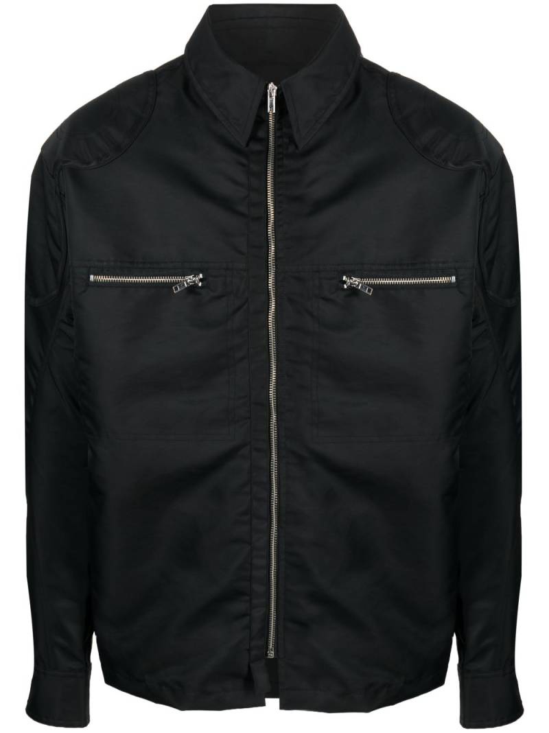 GmbH zip-up shirt jacket - Black von GmbH