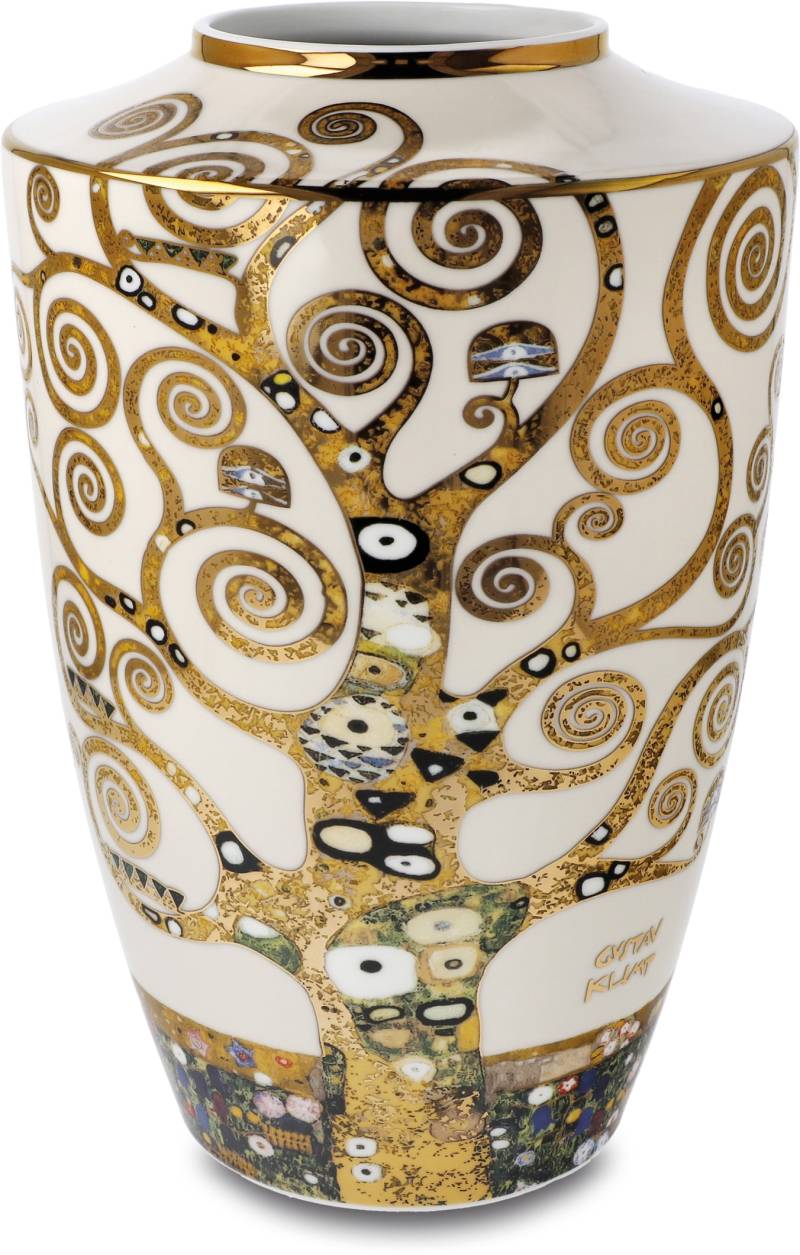 Goebel Tischvase »Vase Gustav Klimt - "Der Lebensbaum"«, (1 St.), aus Porzellan, Höhe ca. 24 cm von Goebel