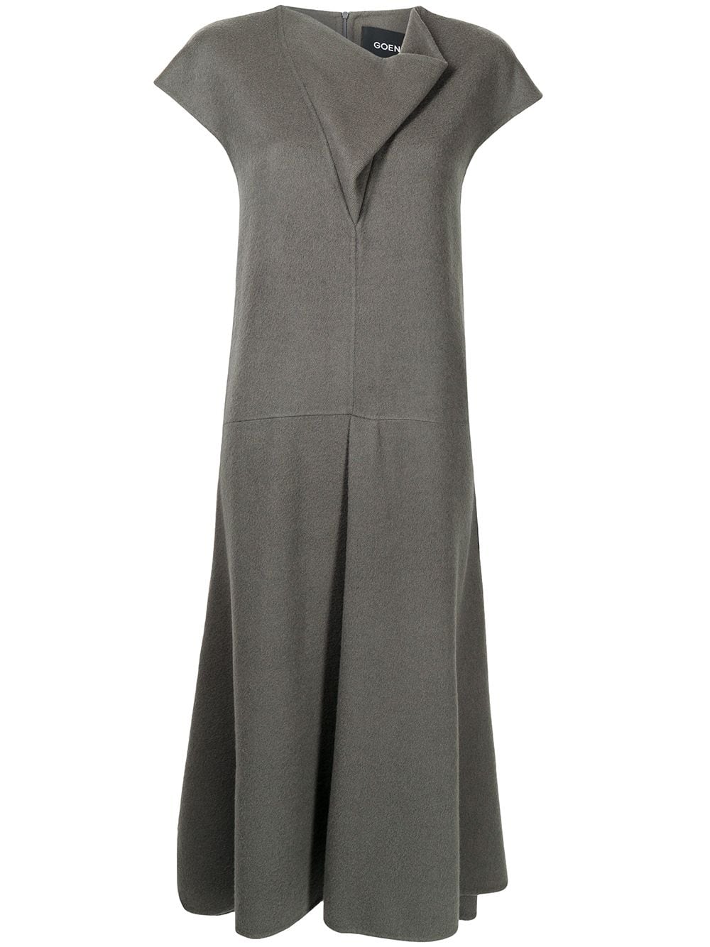 Goen.J cowl-neck wool-blend dress - Grey von Goen.J