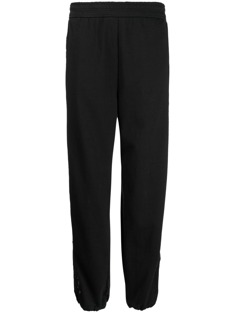 Goen.J cut out-detail track pants - Black von Goen.J