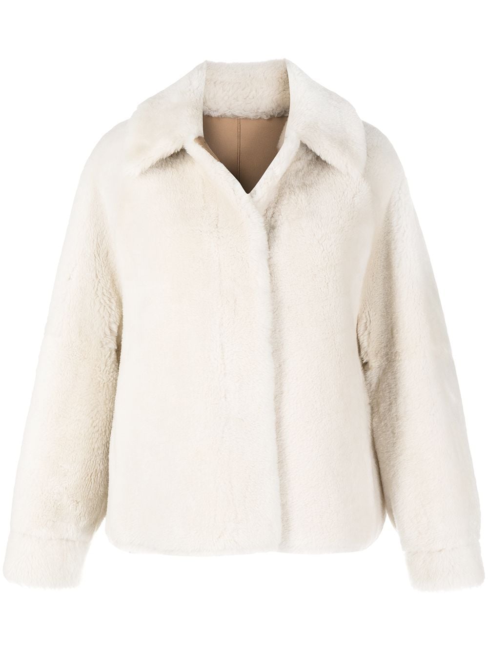 Goen.J dolman sleeves shearling jacket - White von Goen.J