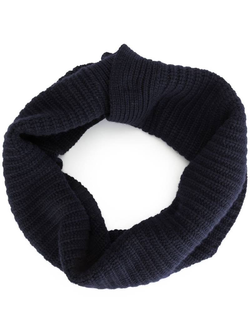 Goen.J knitted snood scarf - Blue von Goen.J