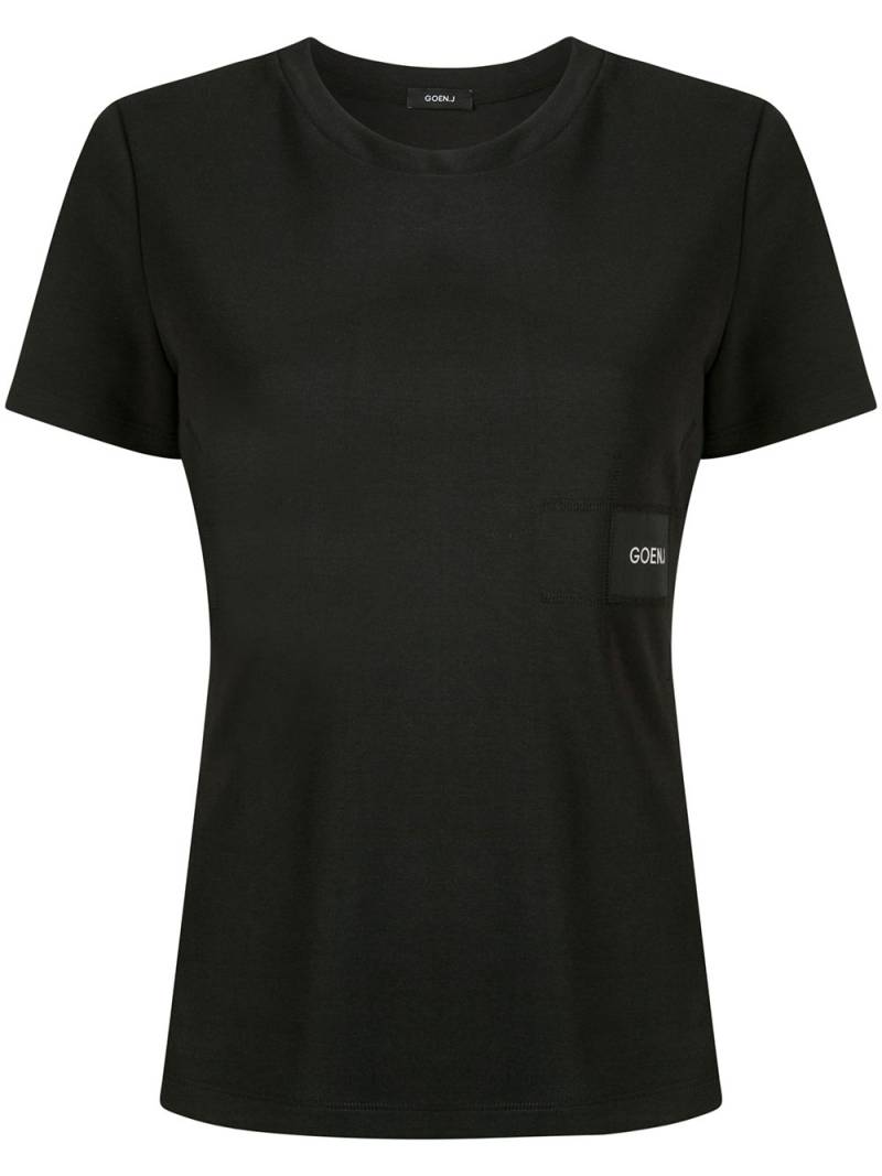 Goen.J logo patch T-shirt - Black von Goen.J