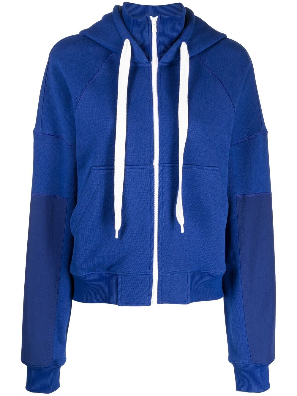 Goen.J long-sleeve zip-up hoodie - Blue von Goen.J