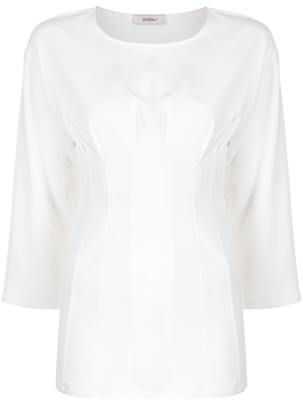 Goen.J round-neck stretch-design jersey - White von Goen.J