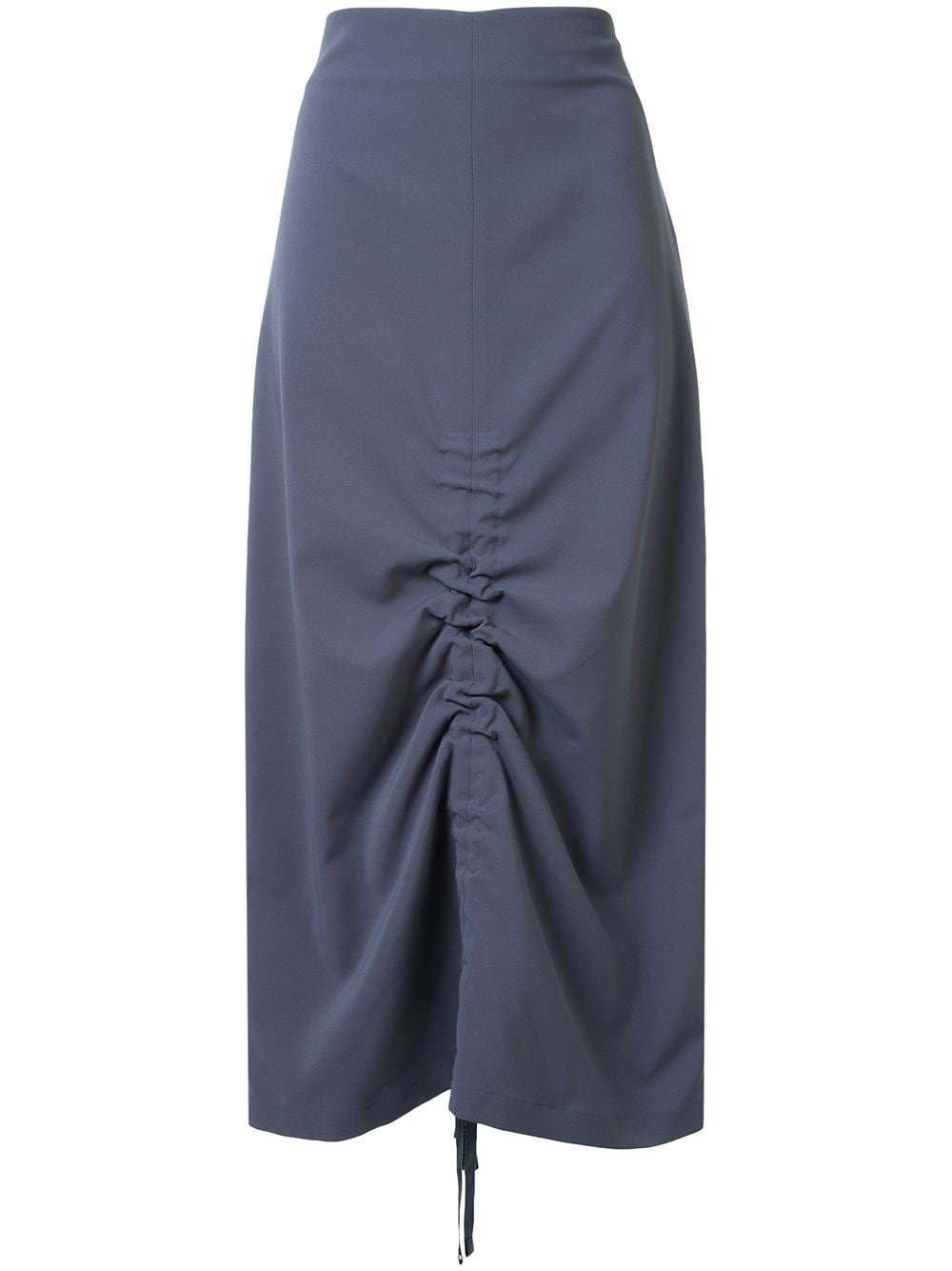 Goen.J ruched midi skirt - Blue von Goen.J