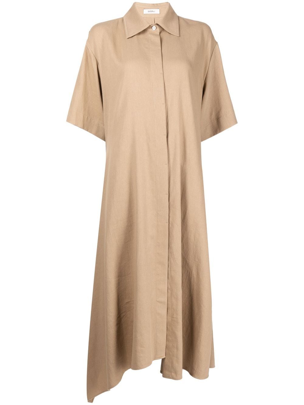 Goen.J straight-cut shirt dress - Brown von Goen.J