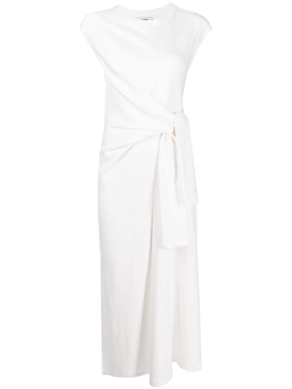 Goen.J tied-waist midi dress - White von Goen.J