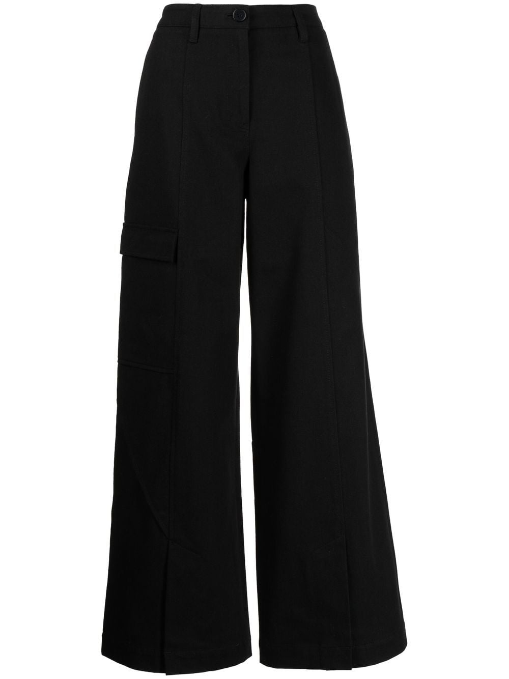 Goen.J wide-leg cargo trousers - Black von Goen.J