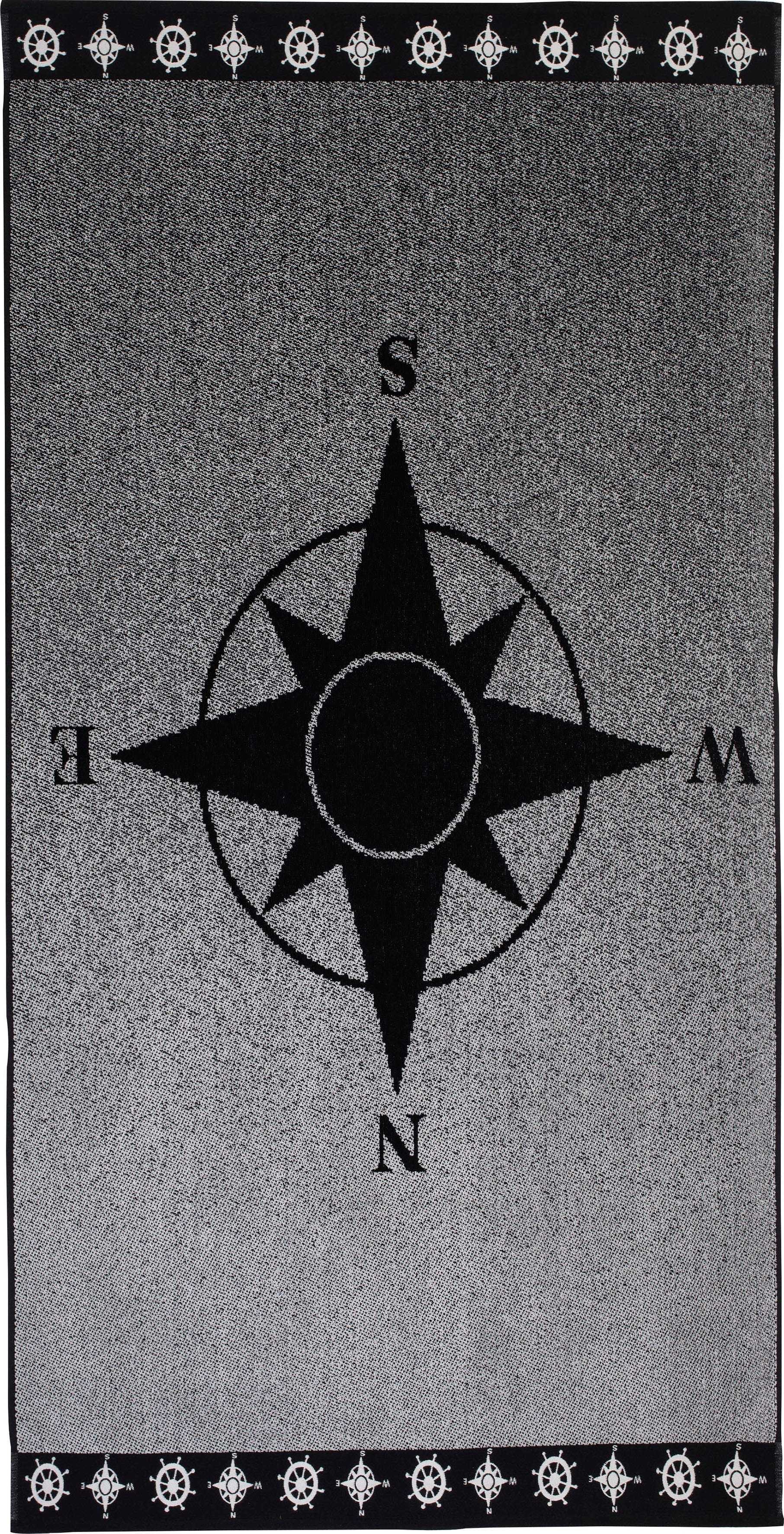 Gözze Strandtuch »Kompas«, (1 St.), Badetuch, maritimes Motiv von Gözze