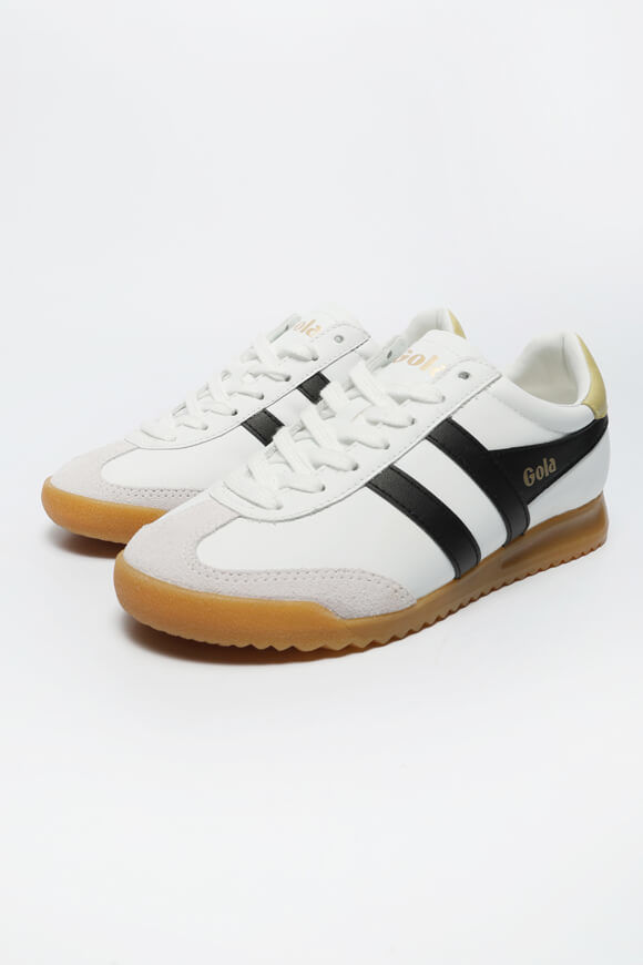 Gola Torpedo Sneaker | White + Black + Lemon | Damen  | EU39 von Gola