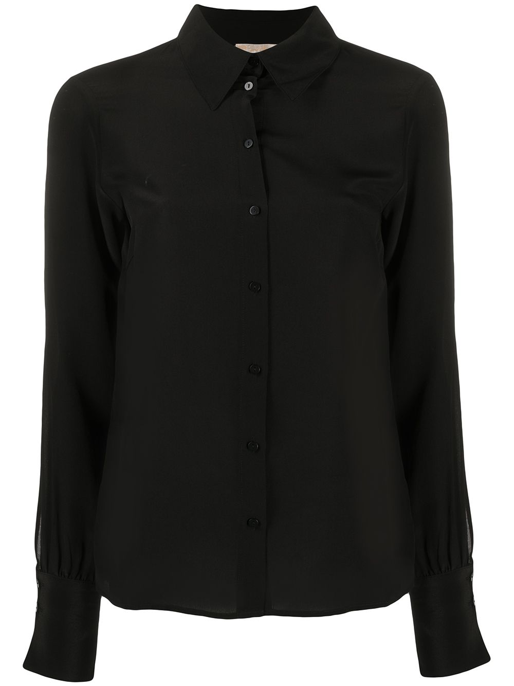 Gold Hawk longsleeved silk shirt - Black von Gold Hawk