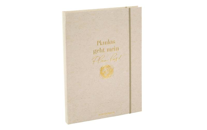 Goldfarbenbuch Notizbuch »Notizbuch Planlos geht mei« von Goldbuch