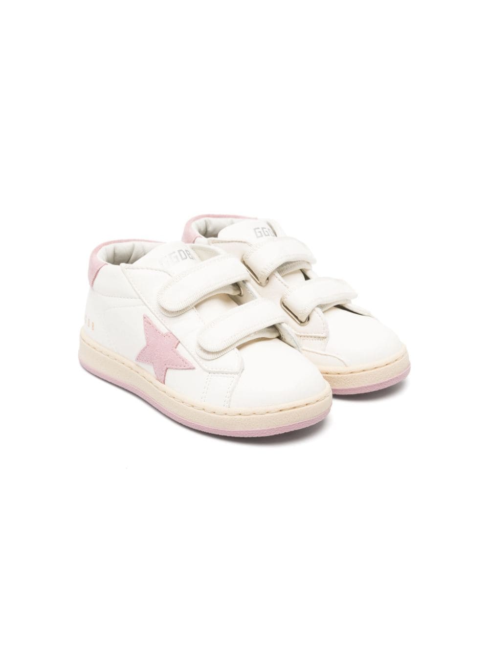 Golden Goose Kids Ball Star leather sneakers - White von Golden Goose Kids