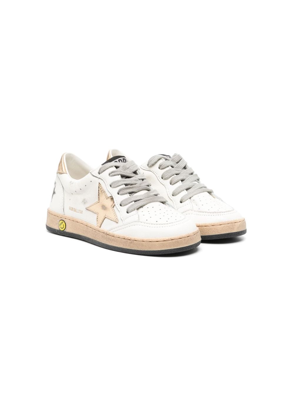 Golden Goose Kids Ball Star low-top sneakers - White von Golden Goose Kids