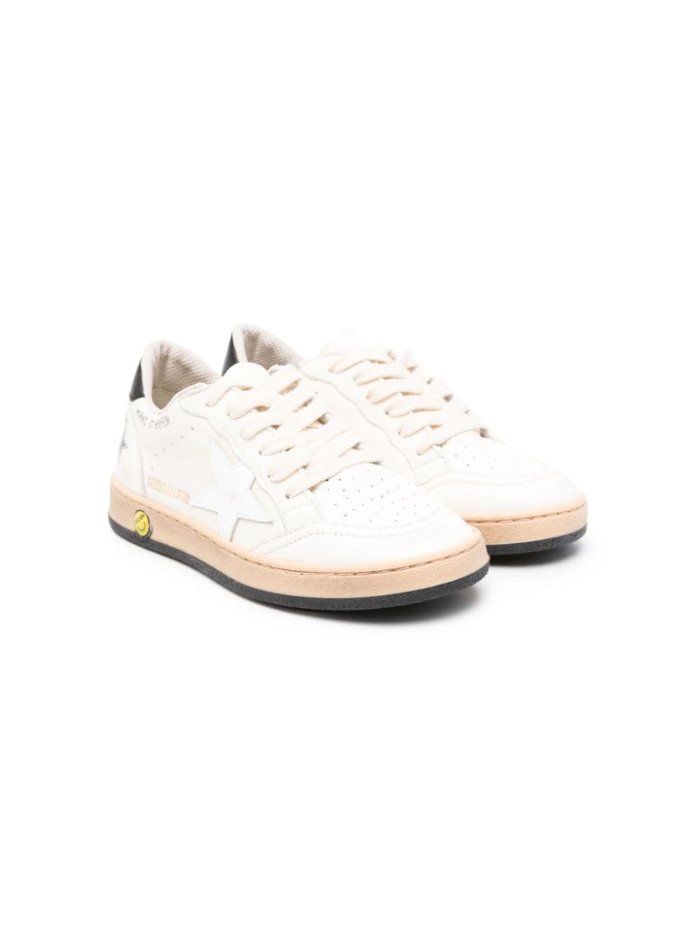 Golden Goose Kids Ball Star sneakers - White von Golden Goose Kids