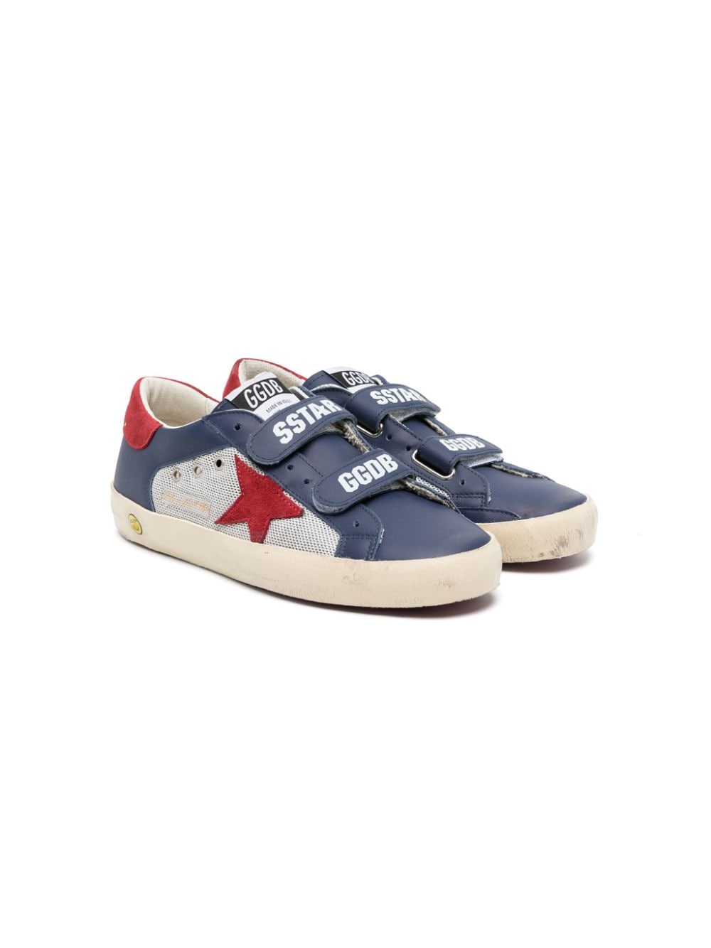 Golden Goose Kids Old School leather sneakers - Blue von Golden Goose Kids