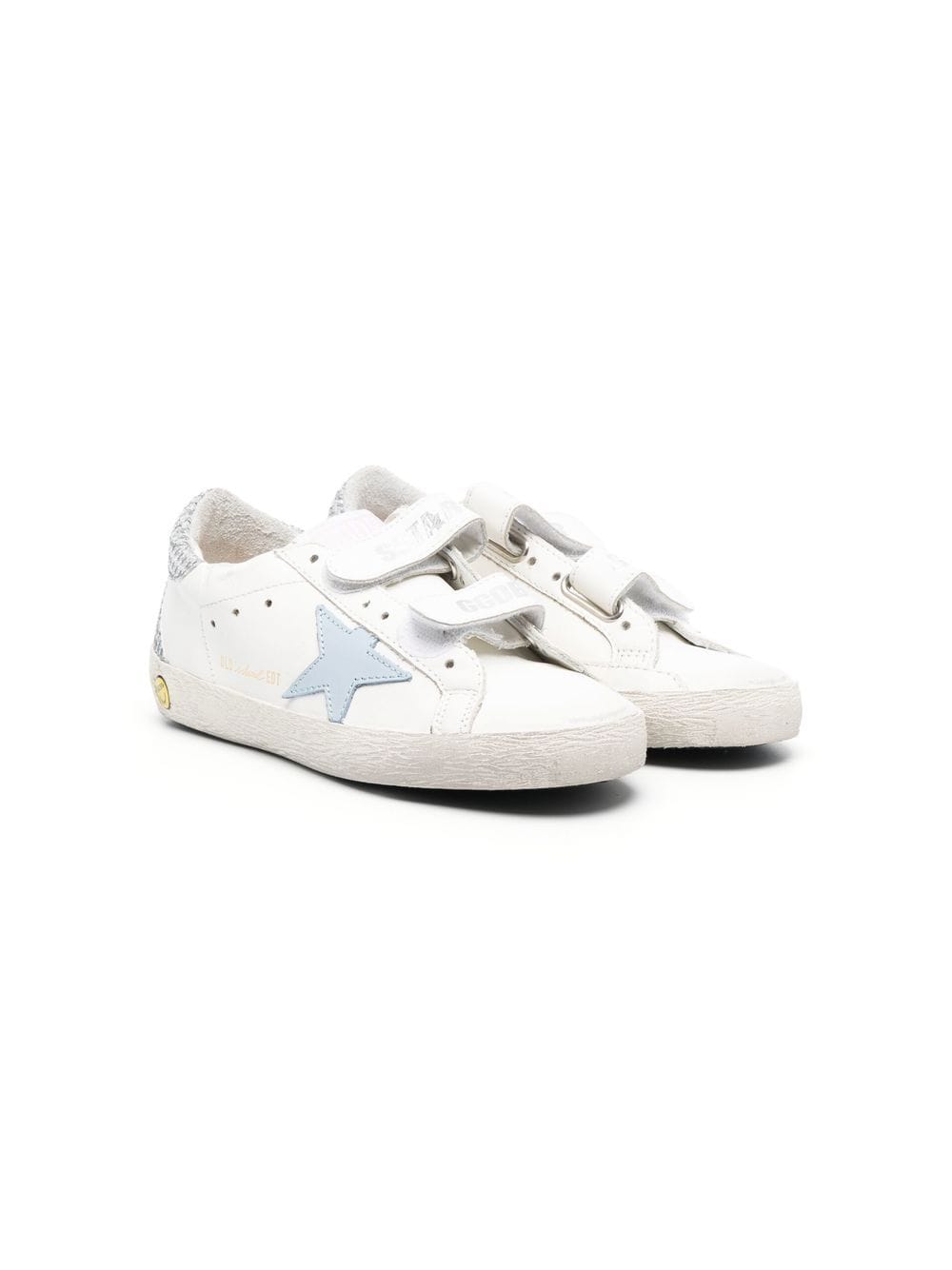 Golden Goose Kids Old School touch-strap sneakers - White von Golden Goose Kids