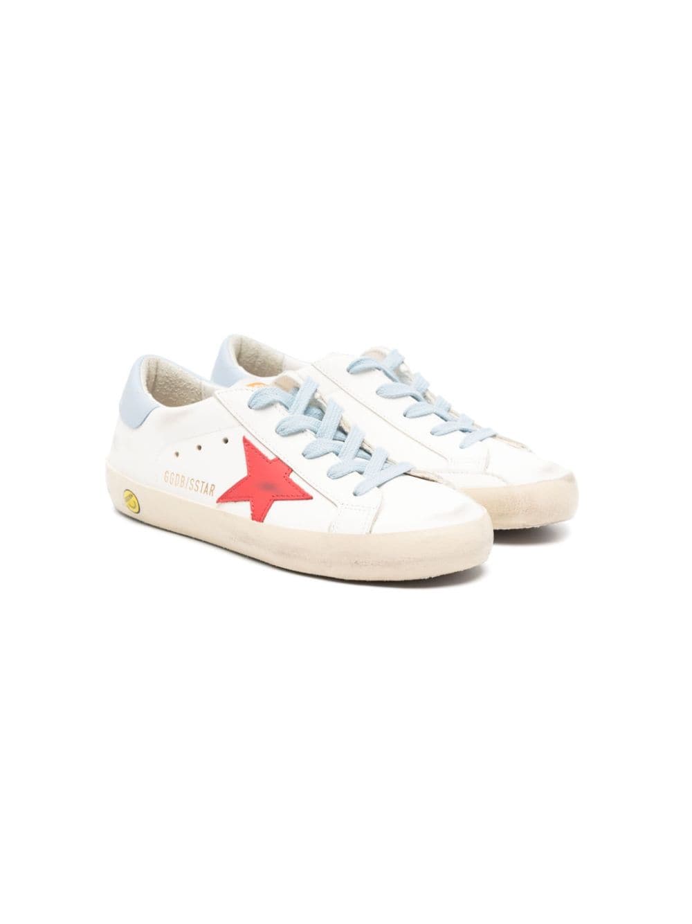 Golden Goose Kids Super Star Classic leather sneakers - White von Golden Goose Kids