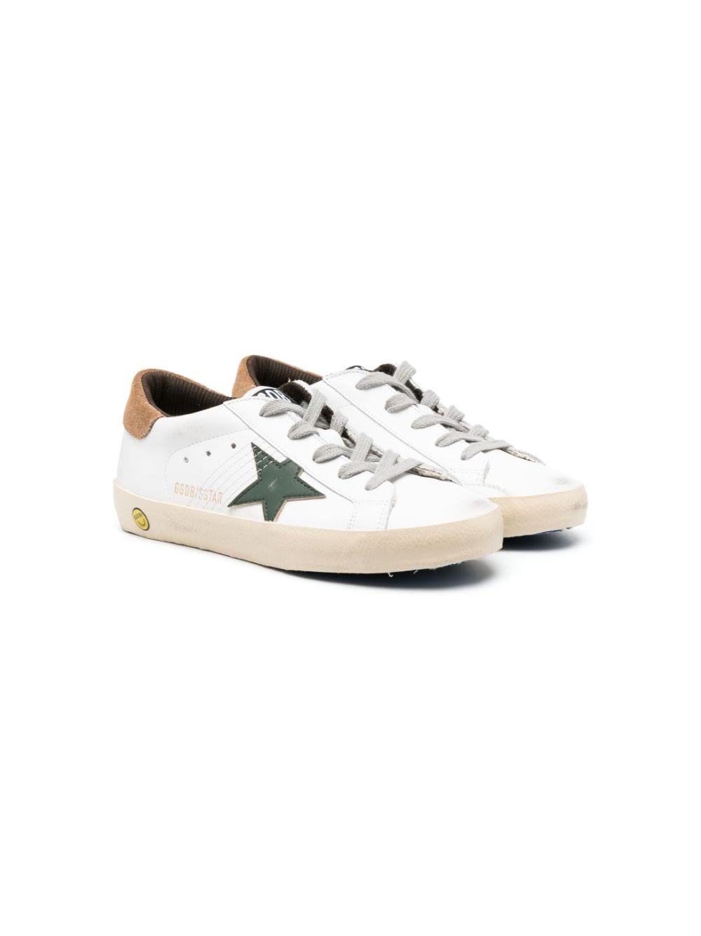 Golden Goose Kids Super Star lace-up sneakers - White von Golden Goose Kids