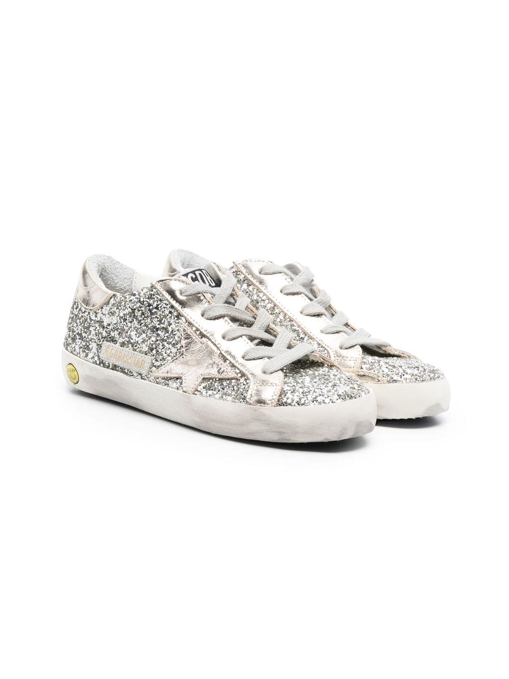 Golden Goose Kids Super-Star low-top sneakers - Silver von Golden Goose Kids