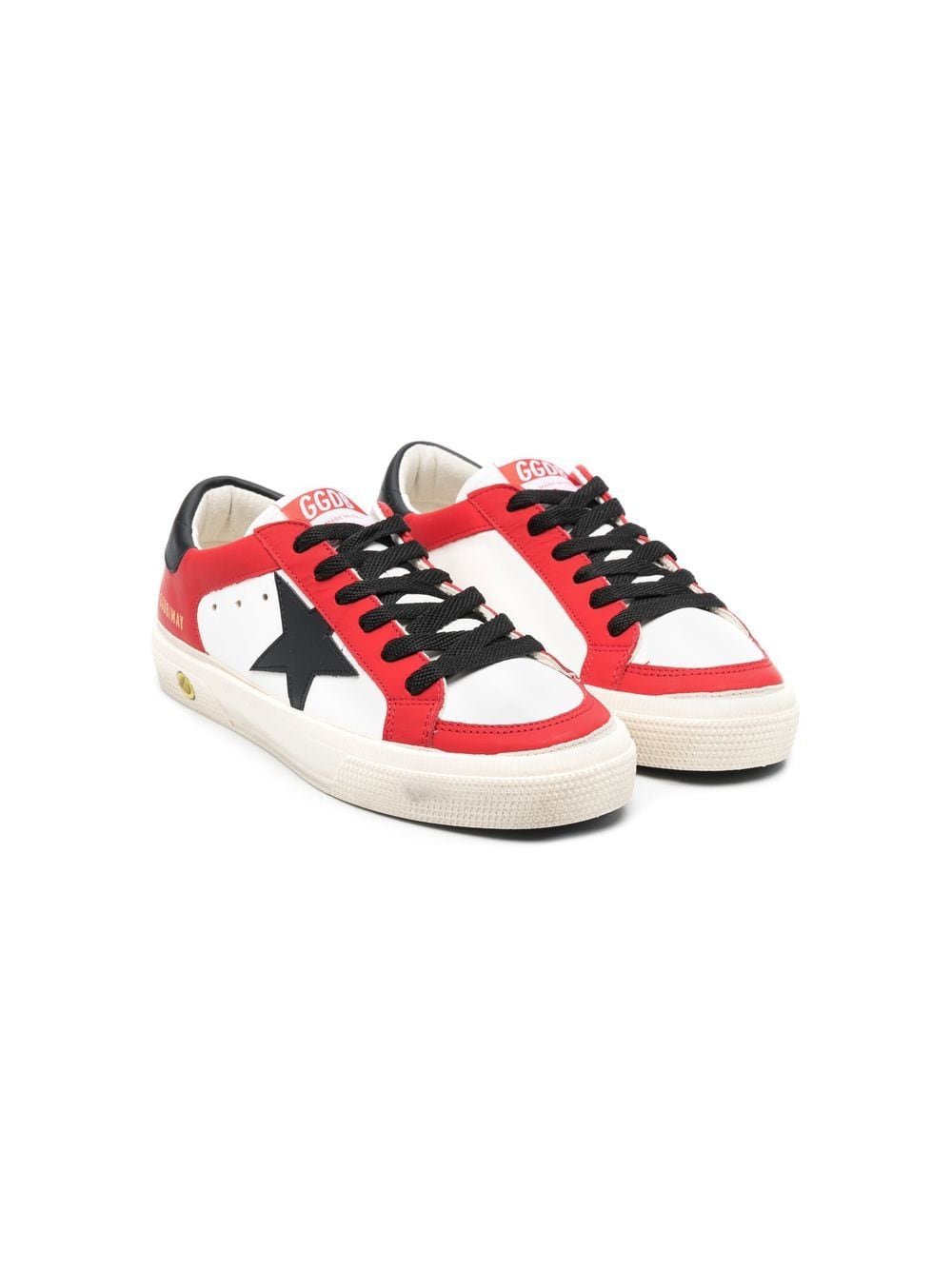 Golden Goose Kids Superstar lace-up sneakers - White von Golden Goose Kids