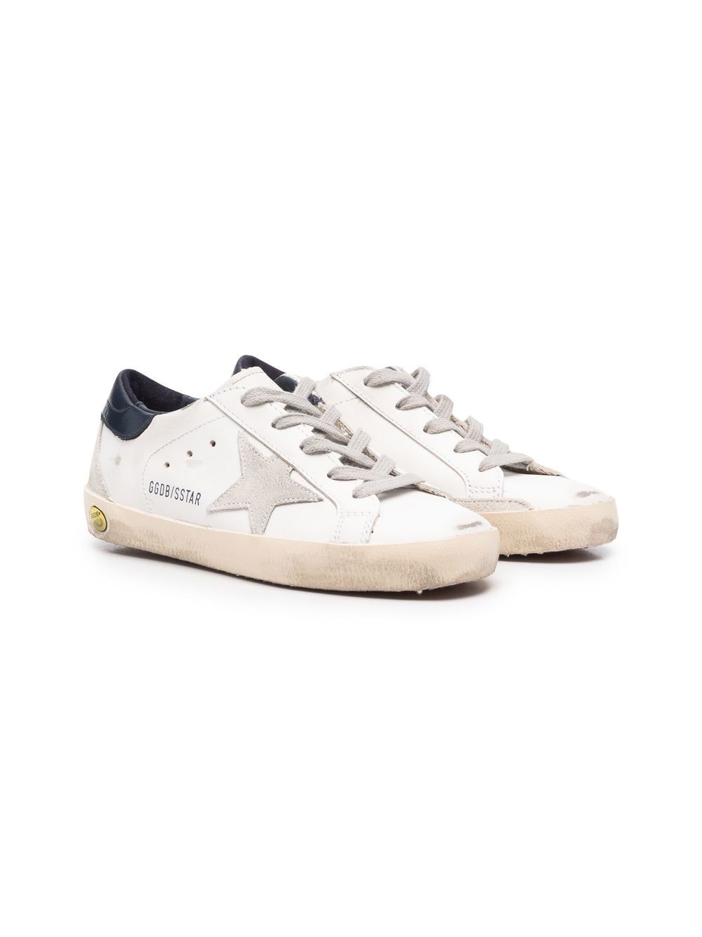 Golden Goose Kids Superstar lace-up trainers - White von Golden Goose Kids