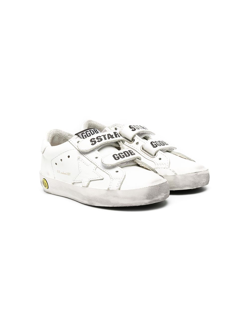 Golden Goose Kids Superstar touch strap sneakers - White von Golden Goose Kids