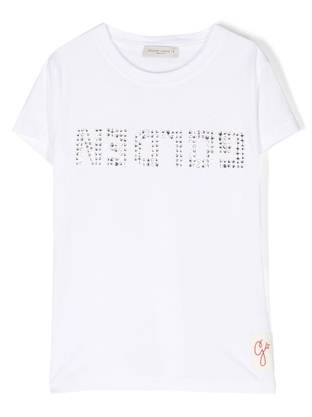 Golden Goose Kids crystal-embellished T-shirt - White von Golden Goose Kids