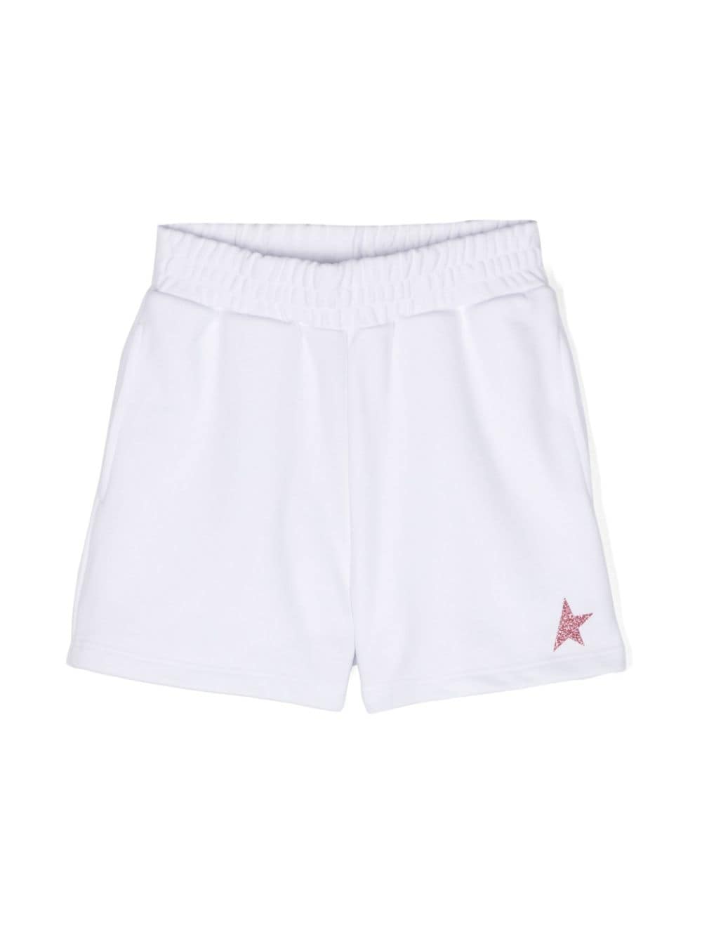 Golden Goose Kids glitter-detail shorts - White von Golden Goose Kids