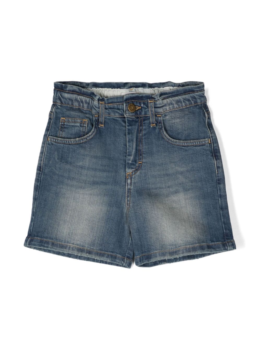 Golden Goose Kids high-rise denim shorts - Blue von Golden Goose Kids