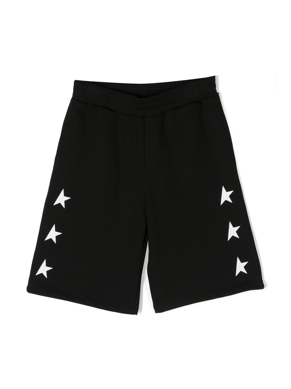 Golden Goose Kids logo-print bermuda shorts - Black von Golden Goose Kids