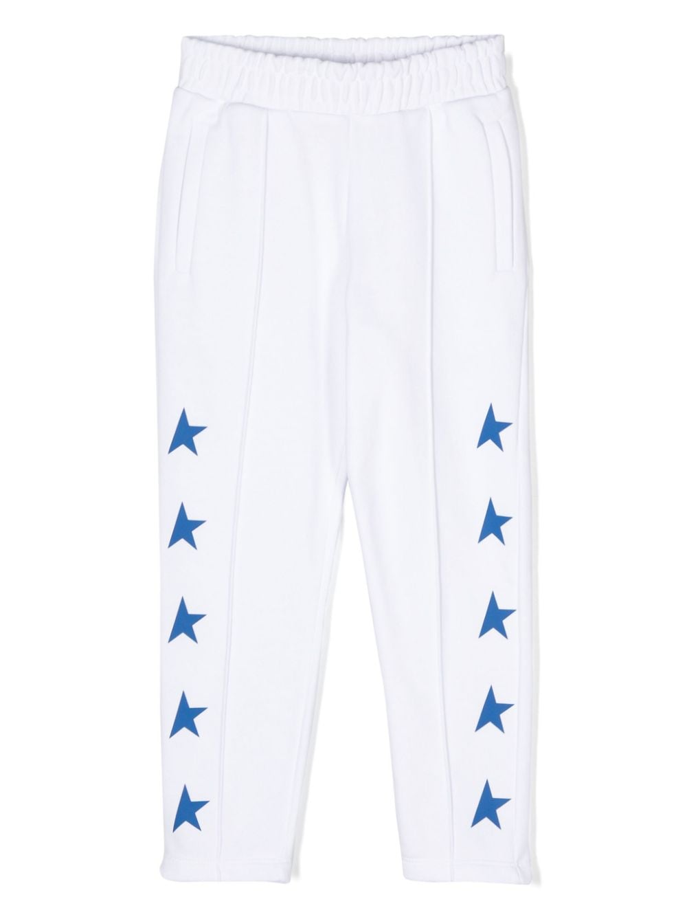 Golden Goose Kids star-print jersey trousers - White von Golden Goose Kids