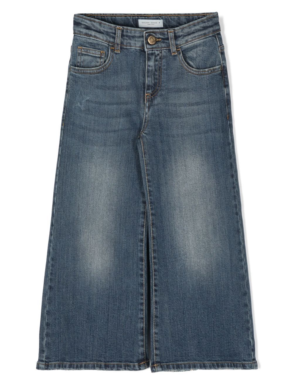 Golden Goose Kids wide-leg stonewashed jeans - Blue von Golden Goose Kids