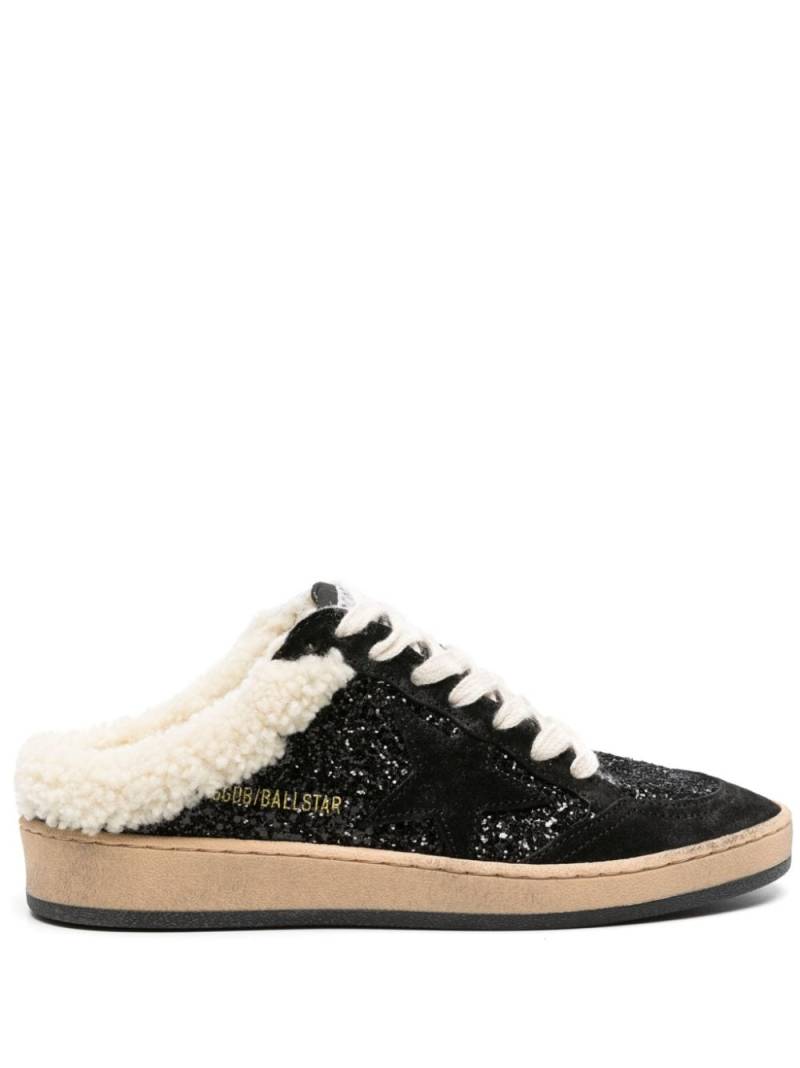 Golden Goose Ball-Star Sabot suede slip-on sneakers - Black von Golden Goose