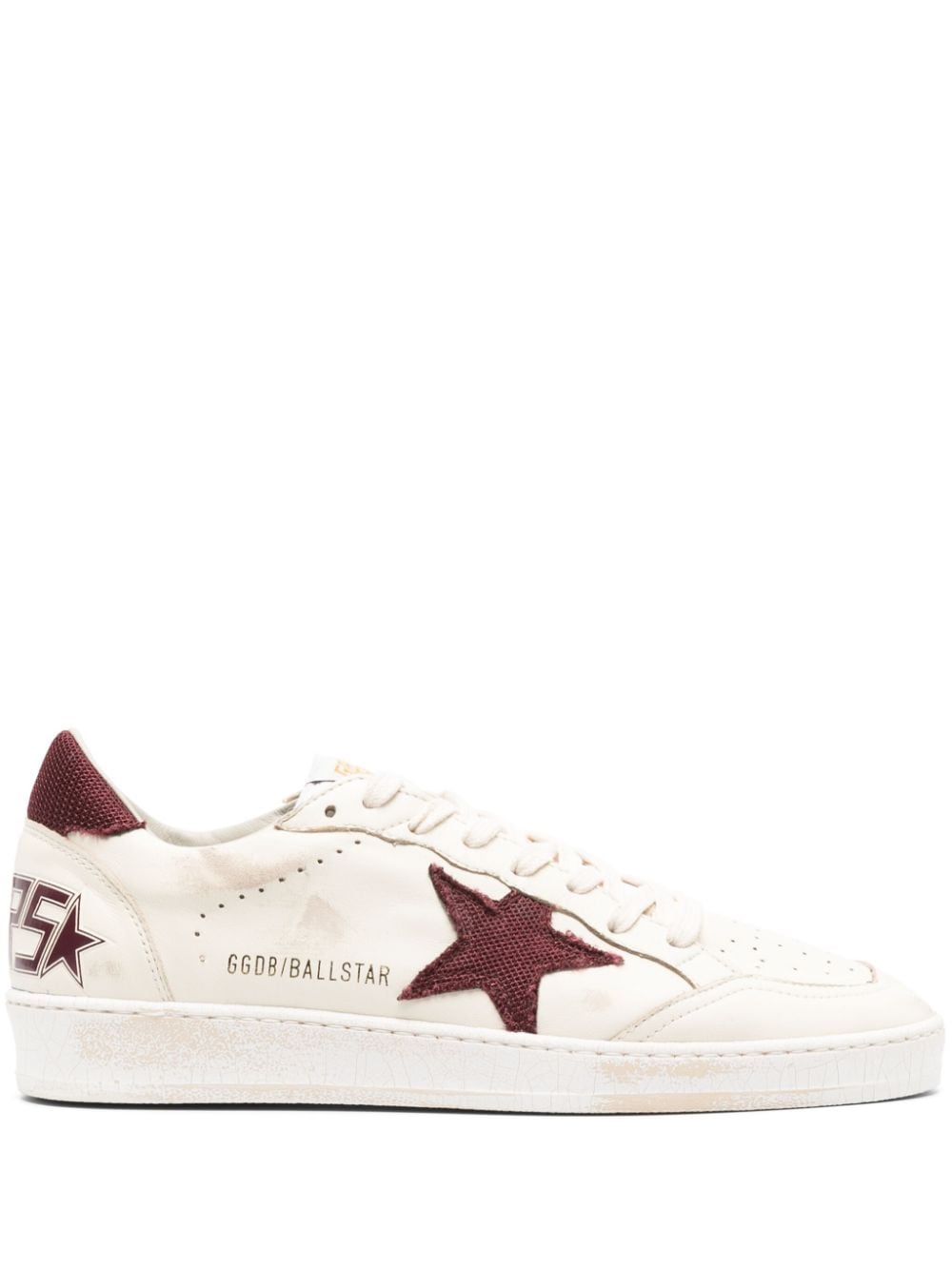 Golden Goose Ball Star leather sneakers - Neutrals von Golden Goose