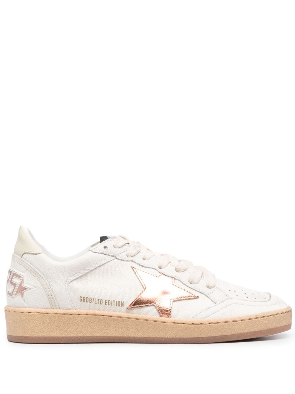 Golden Goose Ball Star leather sneakers - White von Golden Goose