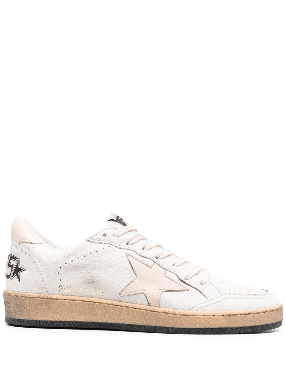 Golden Goose White Ball Star Low-Top Sneakers von Golden Goose