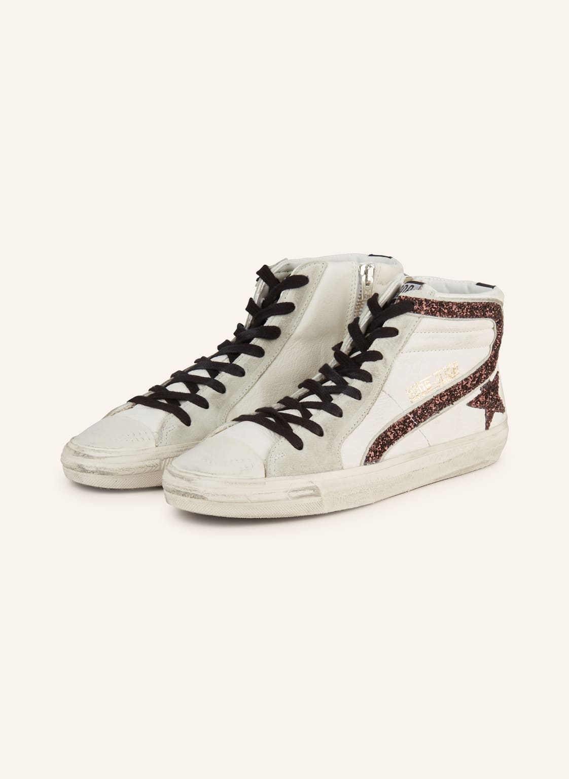 Golden Goose Hightop-Sneaker Slide weiss von Golden Goose