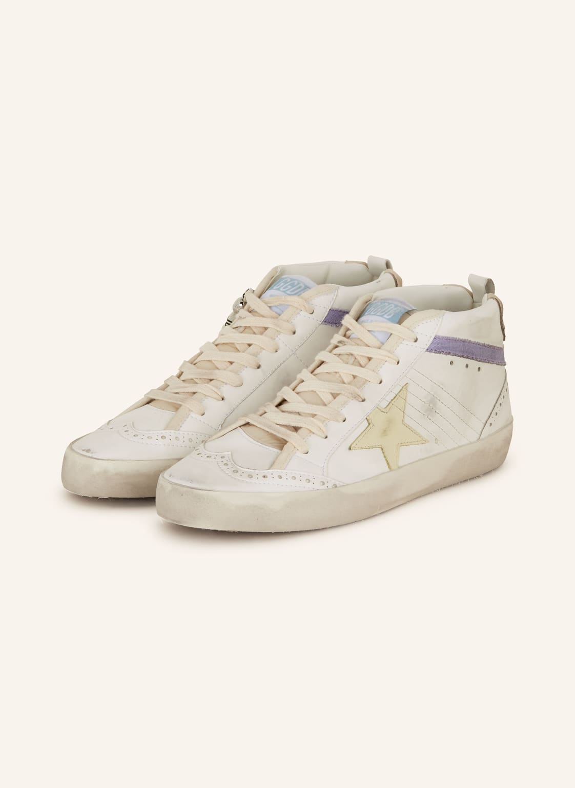 Golden Goose Hightop-Sneaker Mid Star weiss von Golden Goose