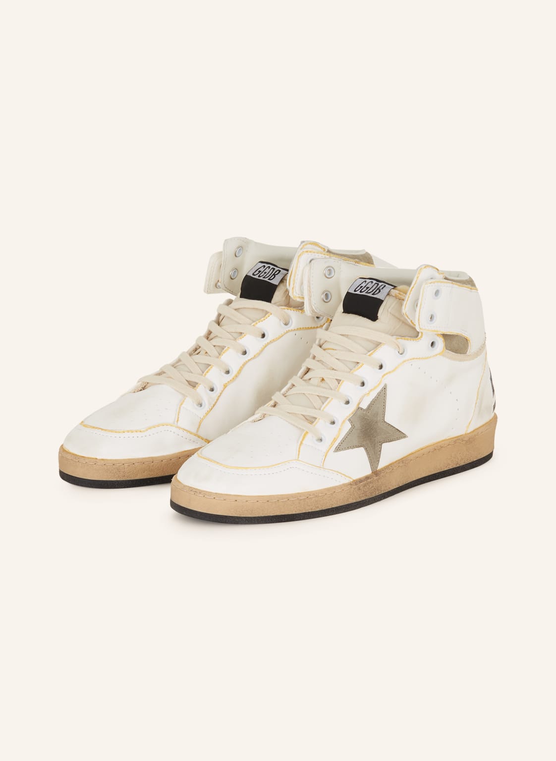 Golden Goose Hightop-Snealer Sky Star weiss von Golden Goose