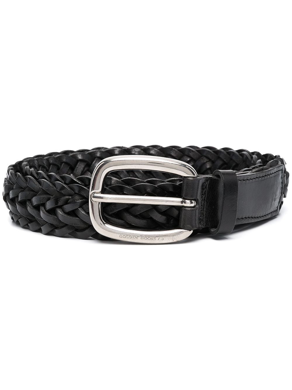 Golden Goose Houston braided belt - Black von Golden Goose