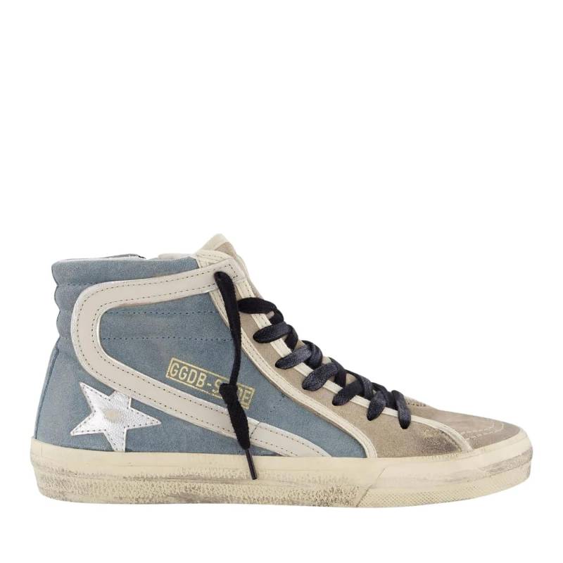 Golden Goose Low-Top Sneaker - Dames Slide Wave - Gr. 38 (EU) - in Blau - für Damen von Golden Goose