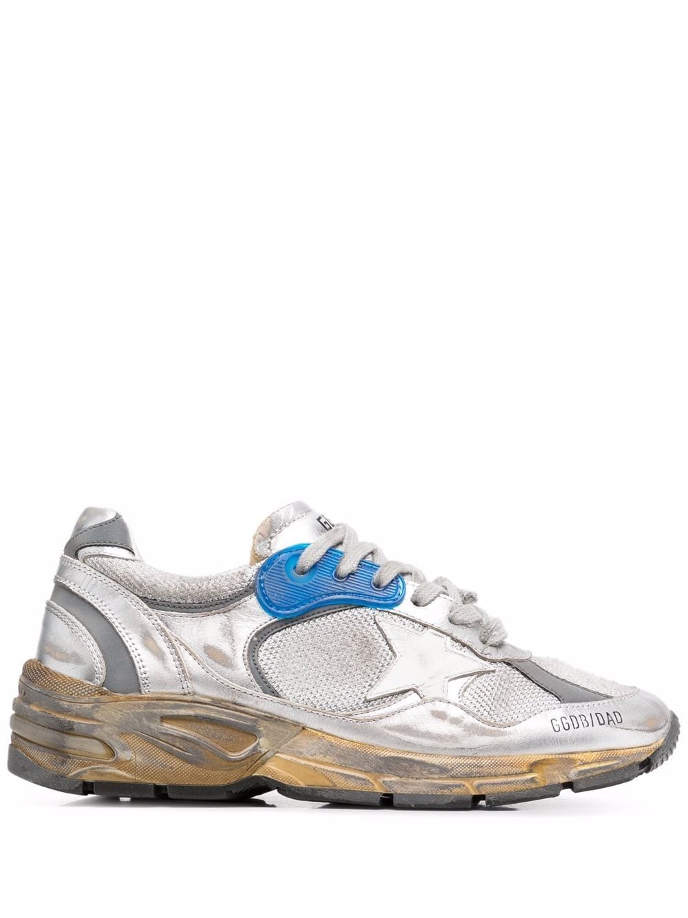 Golden Goose Running Sole distressed-effect sneakers - Grey von Golden Goose