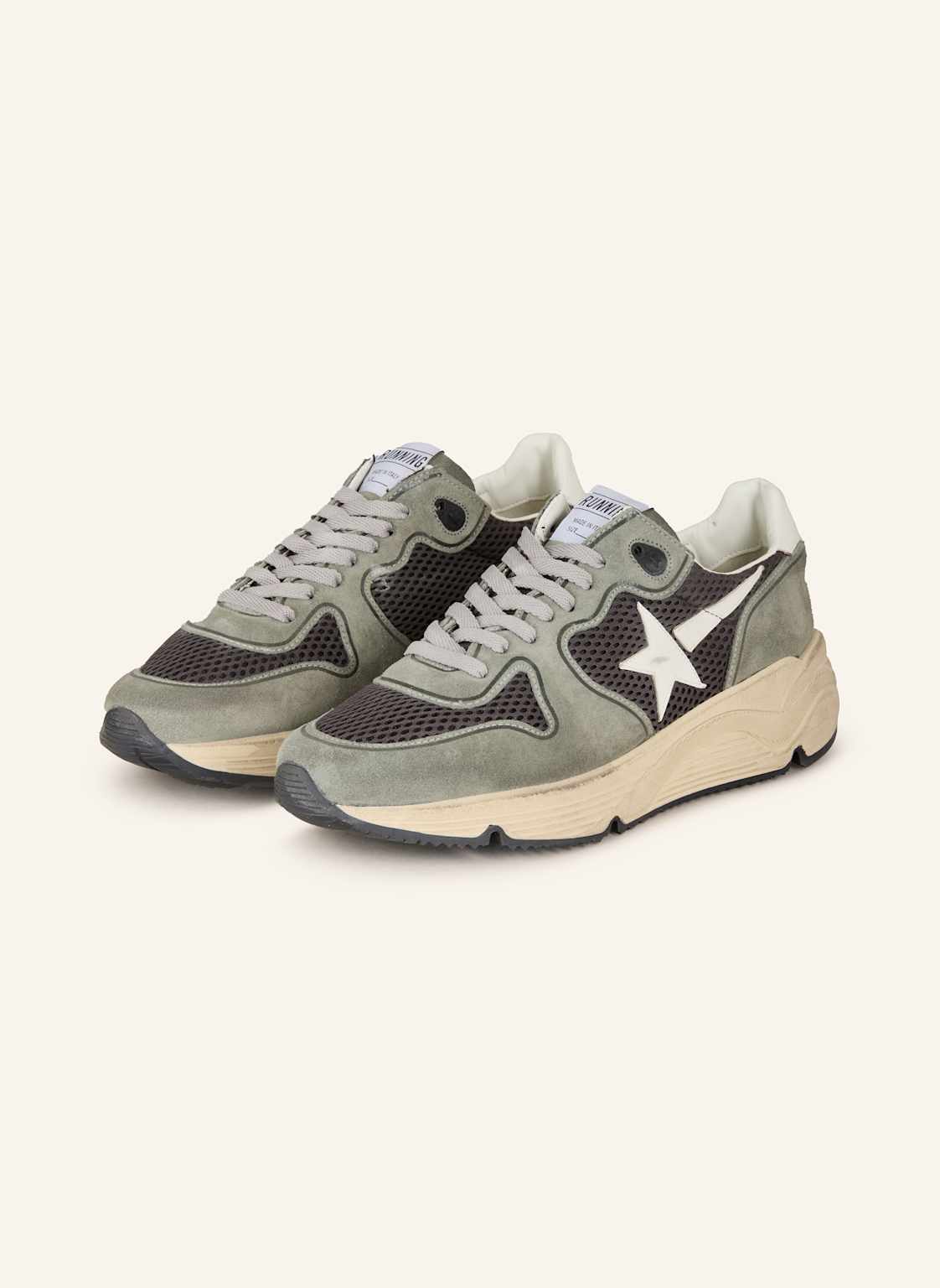 Golden Goose Sneaker Running Sole gruen von Golden Goose