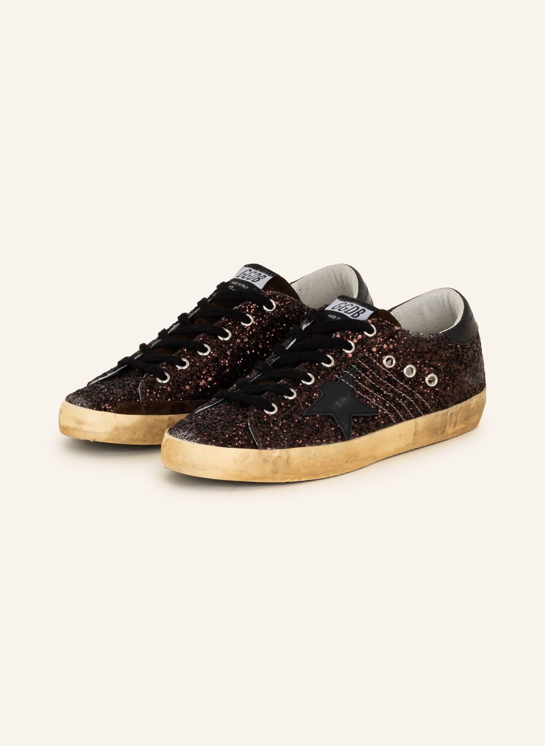 Golden Goose Sneaker Super-Star braun von Golden Goose