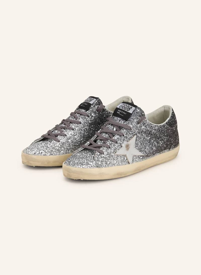 Golden Goose Sneaker Super-Star silber von Golden Goose