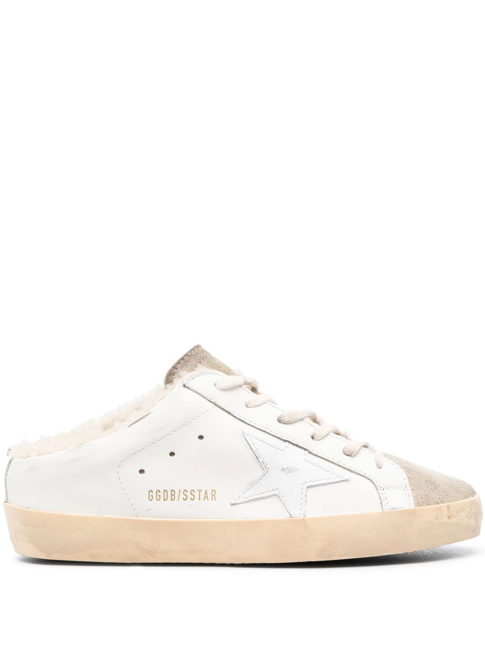 Golden Goose Super-Star Sabot lace-up sneakers - White von Golden Goose