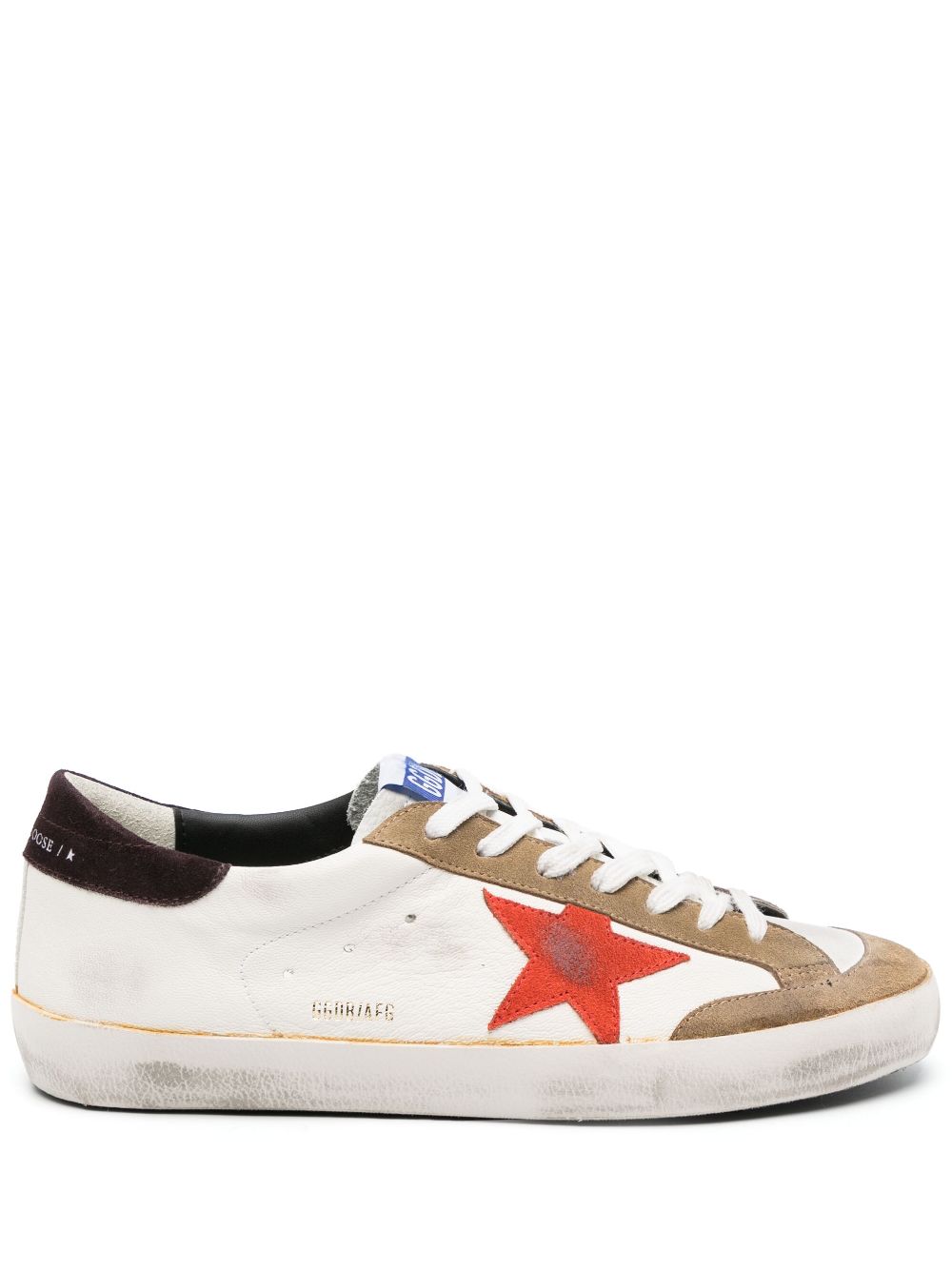 Golden Goose Super-Star leather sneakers - White von Golden Goose