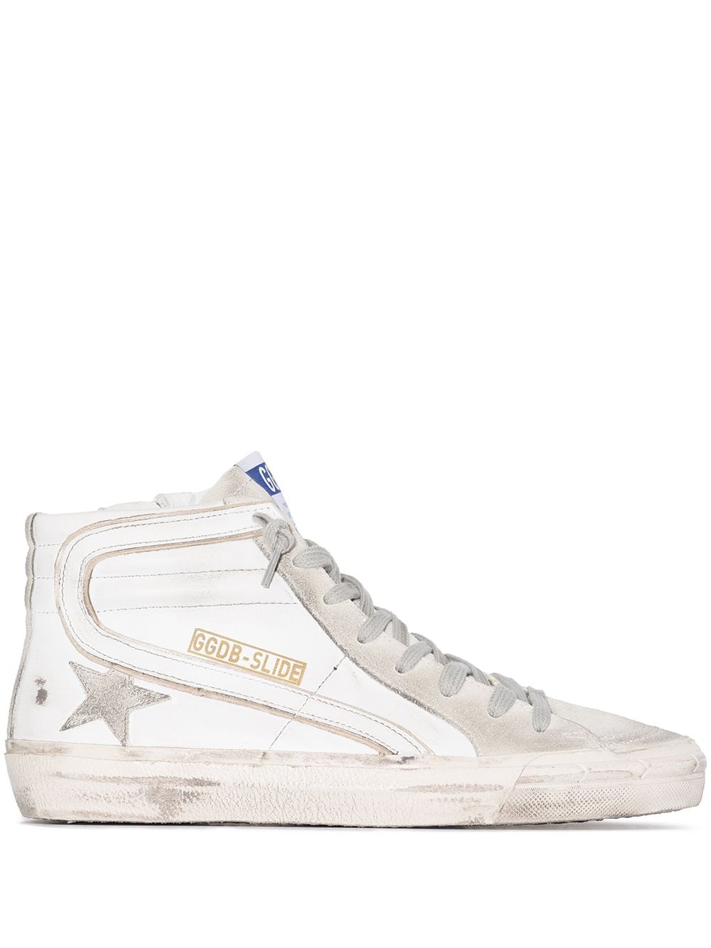 Golden Goose Slide high-top sneakers - White von Golden Goose